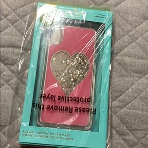 Brand new Kate spade iPhone XS Max glitter case